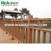 Wood plastic composite wpc outdoor railing guard rails/river bank railing